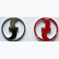 ABS Chrome emblem. Adesivos de carro